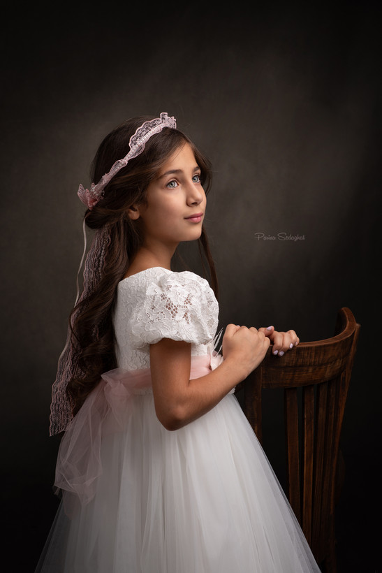 پیراهن پرنسسی گیپور بچگانه